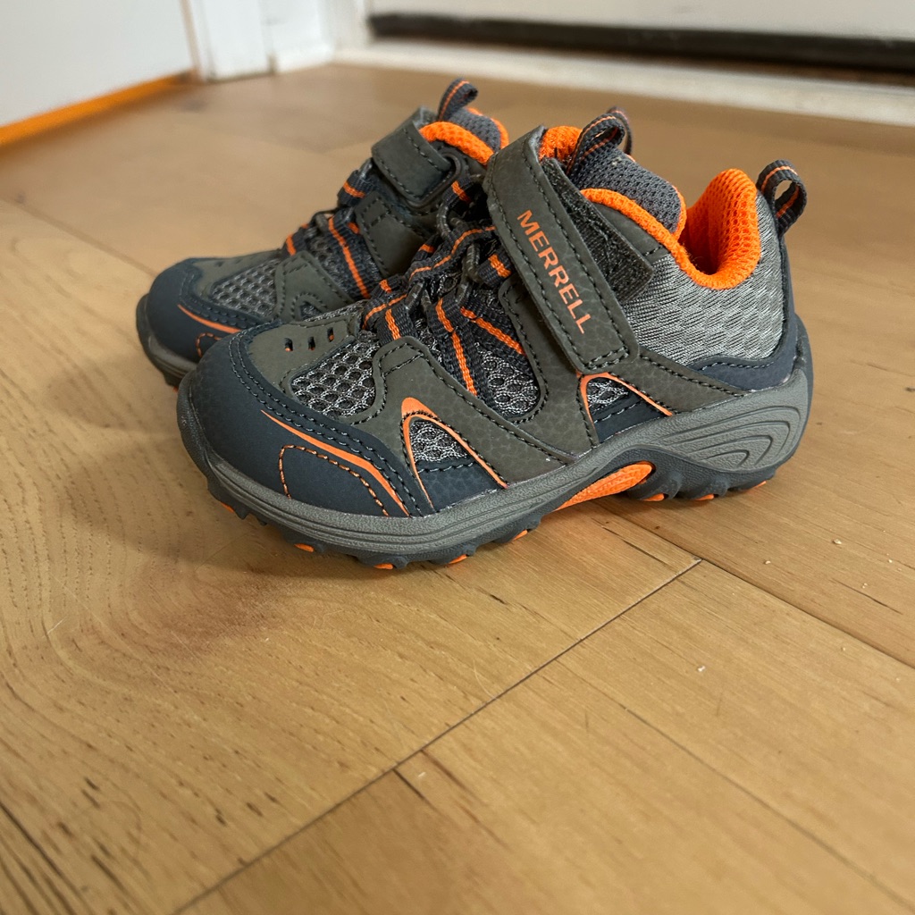 Merrell Toddler Kids' Gray And Orange Shoes